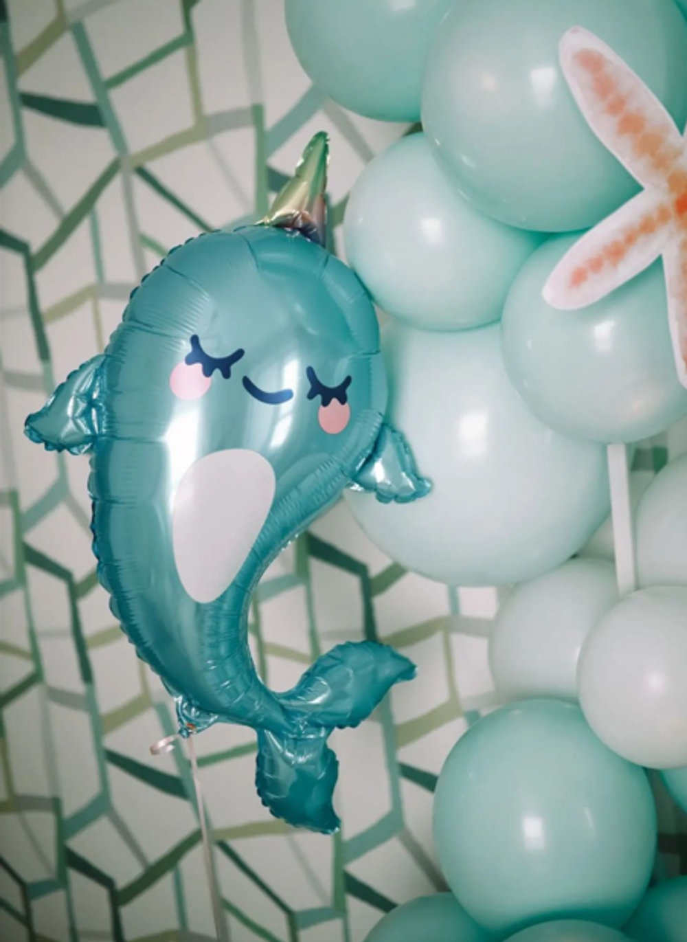 ПД Шар "Нарвал" 34"/87 см х 21"/53 (БГ-35)  Изображение2