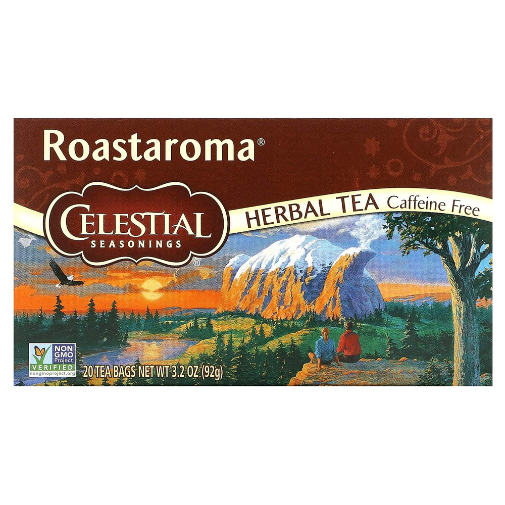 Celestial Seasonings, Herbal Tea, Roastaroma®, без кофеина, 20 чайных пакетиков, 92 г (3,2 унции)