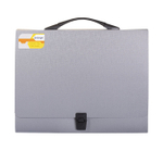 Папка-портфель на застежке Alingar, А4 360х265х40 мм, пластиковая, 800 мкм, ассорти, "Metallic"