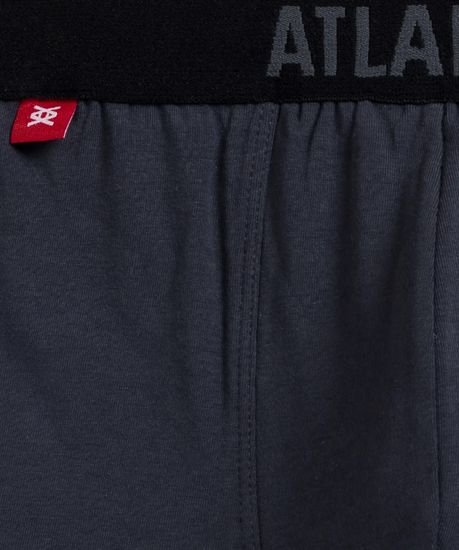 Трусы мужские боксеры (5шт), Atlantic 5SMH-004, черный + фиолетовый + зеленый + темно-голубой + графитовый