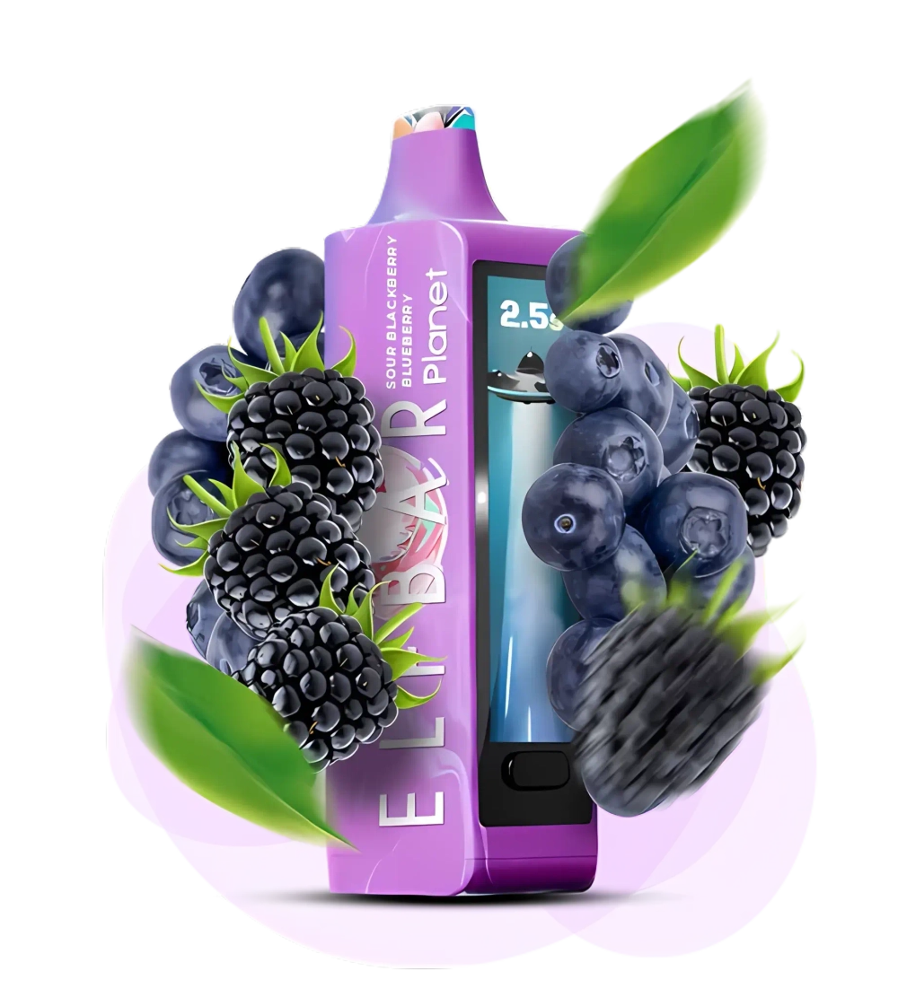 Elf Bar Planet 25000 - Sour Blackberry Blueberry (5% nic)