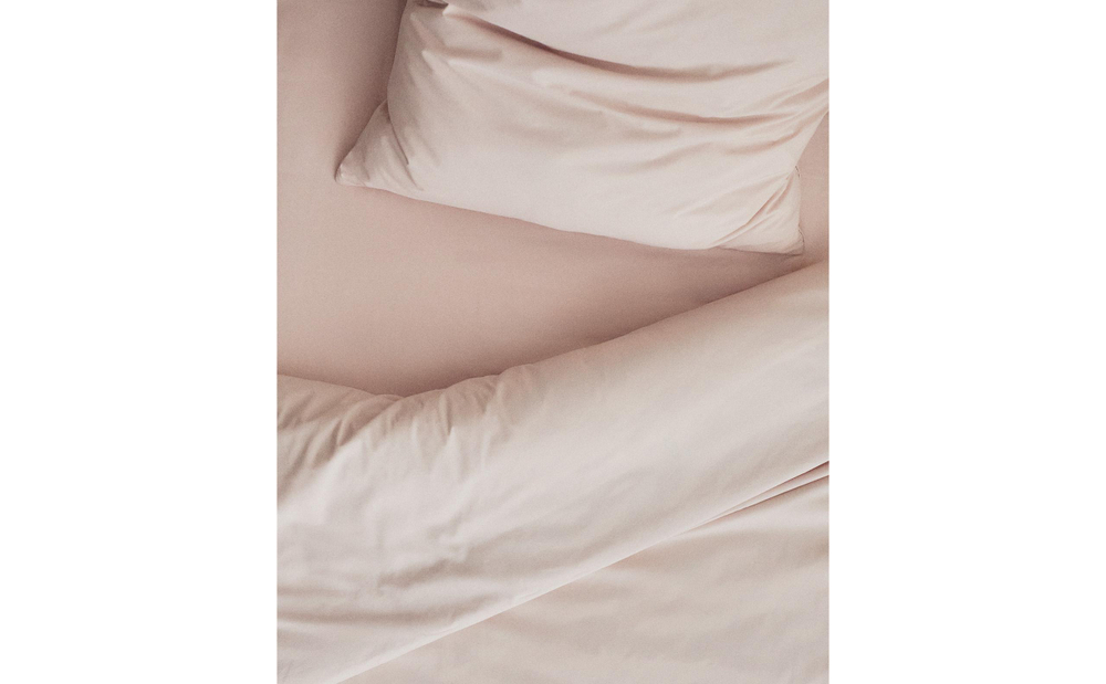 Простыня на резинке Zara Home перкаль, хлопок 100%, однотонный, 0132/900