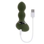 Анальная пробка с вибрацией Lieutenant - 12,2 см.