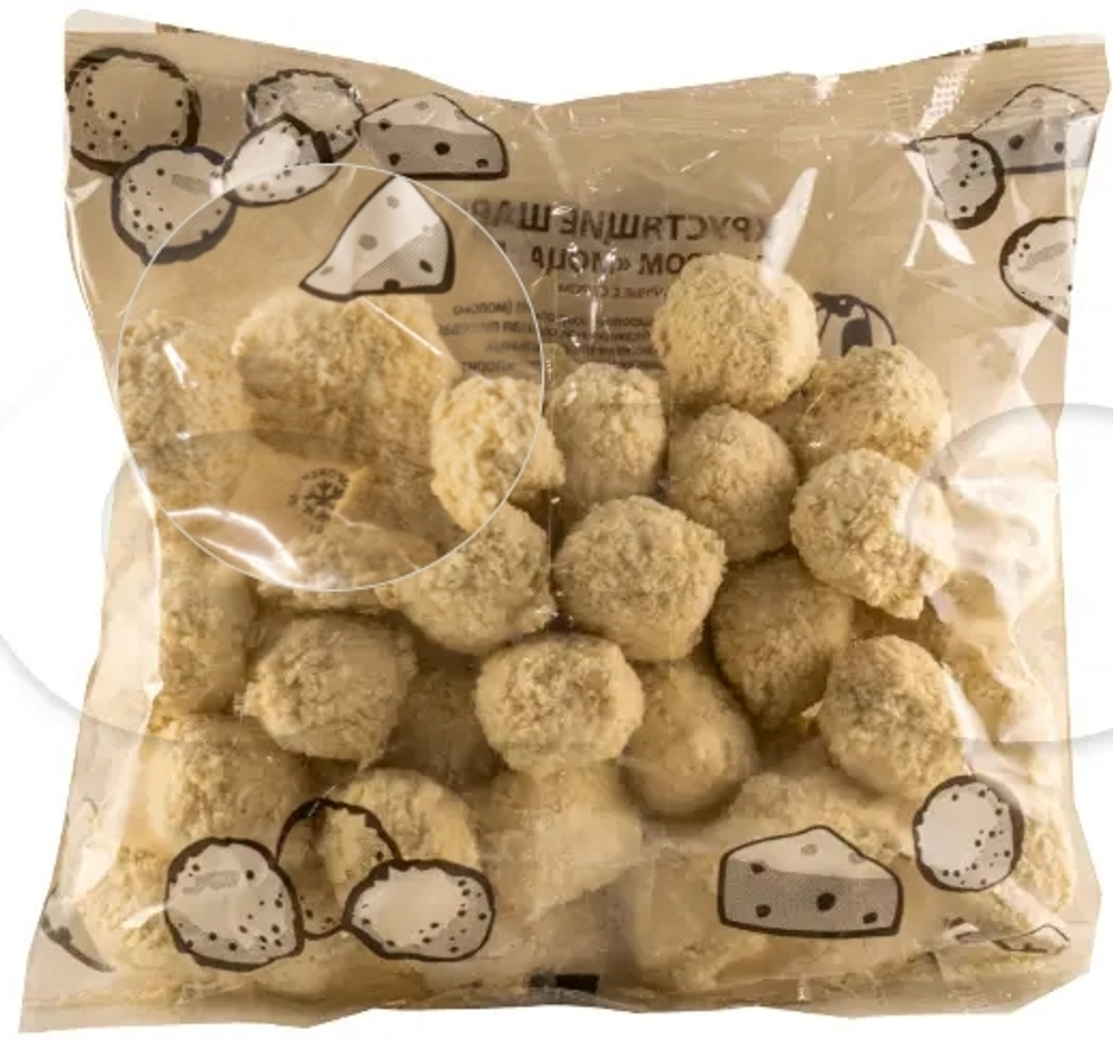 Шарики хрустящие с сыром "Моцарелла" в панировке, 1кг