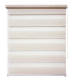 Рулонная штора - День-Ночь - ТМ "УЮТ" - ткань: "Канзас" - цвет: "натуральный"