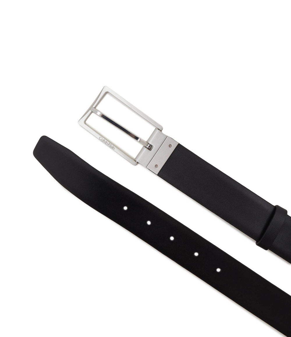 Двухсторонний кожаный ремень ADJ/REV SLIM FRAME MONO 35MM Calvin Klein - черный(K50K510927)