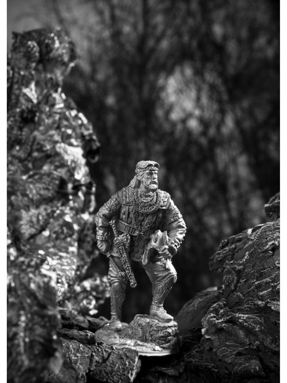 Коллекционная оловянная фигурка Скифский Царь