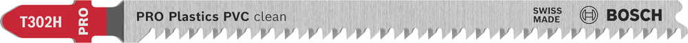 Пилка для лобзика по ПВХ 132 мм, T302H BOSCH 2608667448