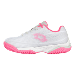 Детские теннисные кроссовки Lotto Mirage 300 All Court Shoe Kids - White, Pink