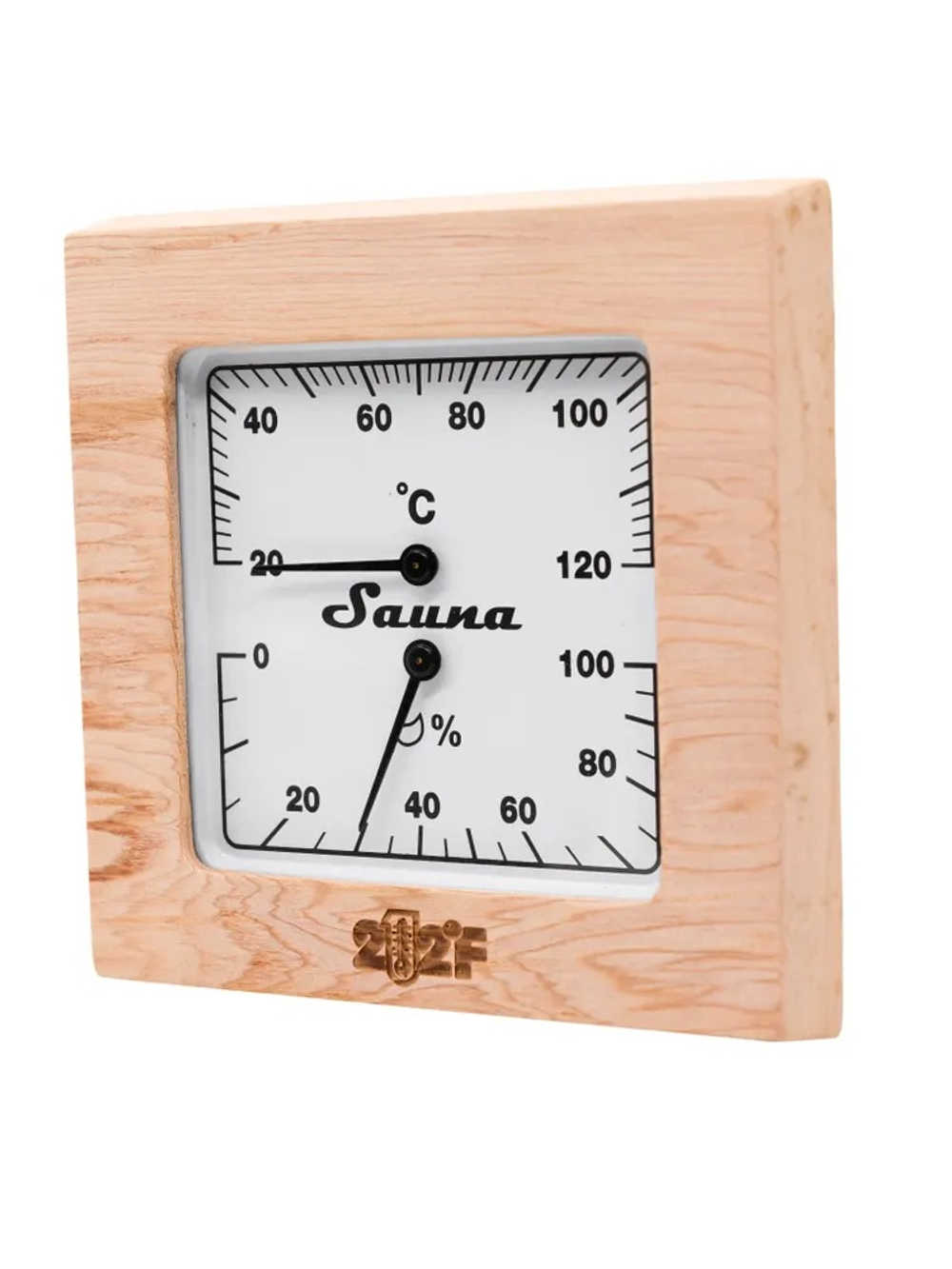 Термогигрометр для бани 11R канадский кедр квадрат
