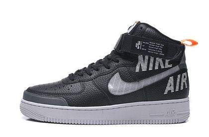 Grey suede air clearance force 1 high top