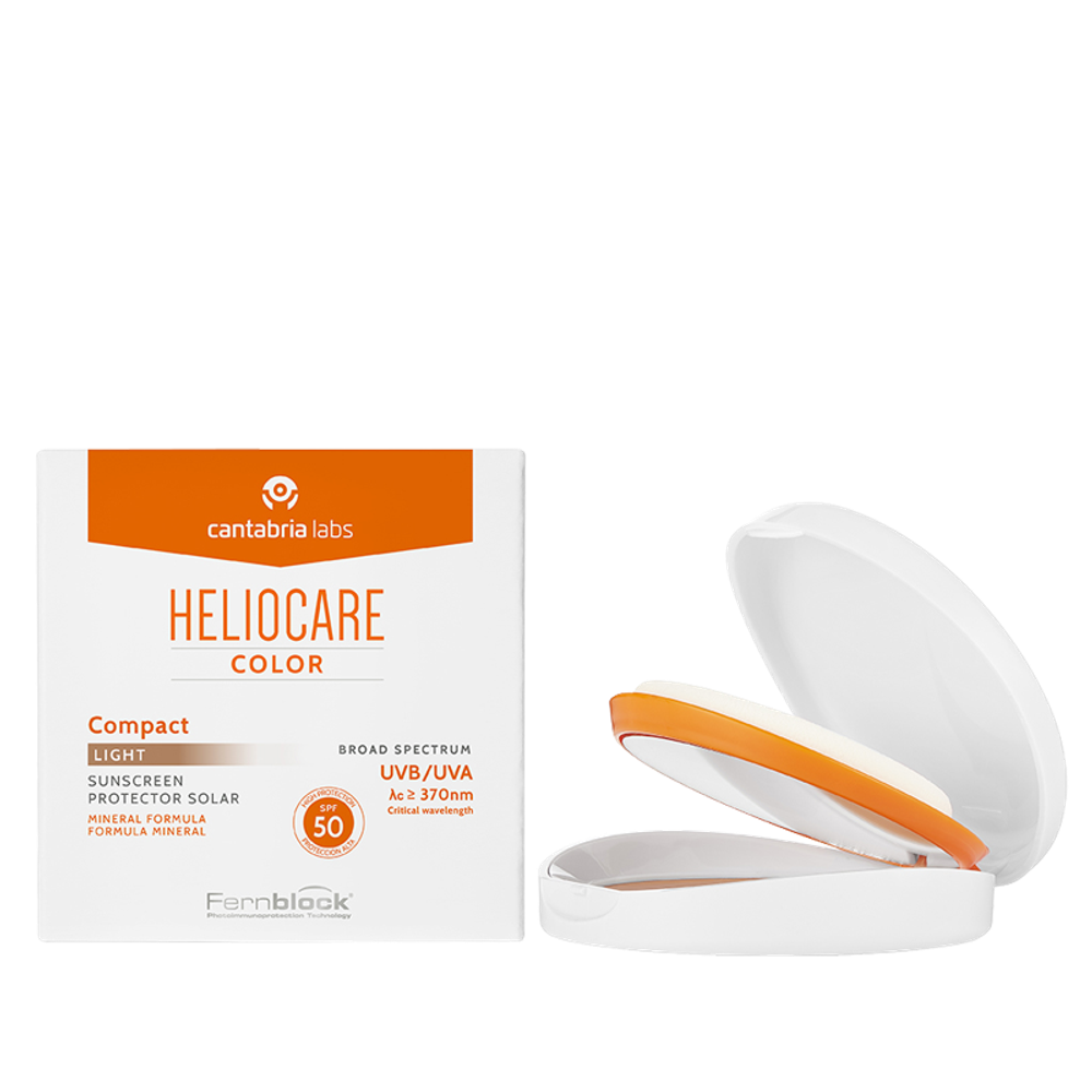 Cantabria Labs HELIOCARE oil-free compact SPF50+ Крем-пудра компактная (бежевая) 10g