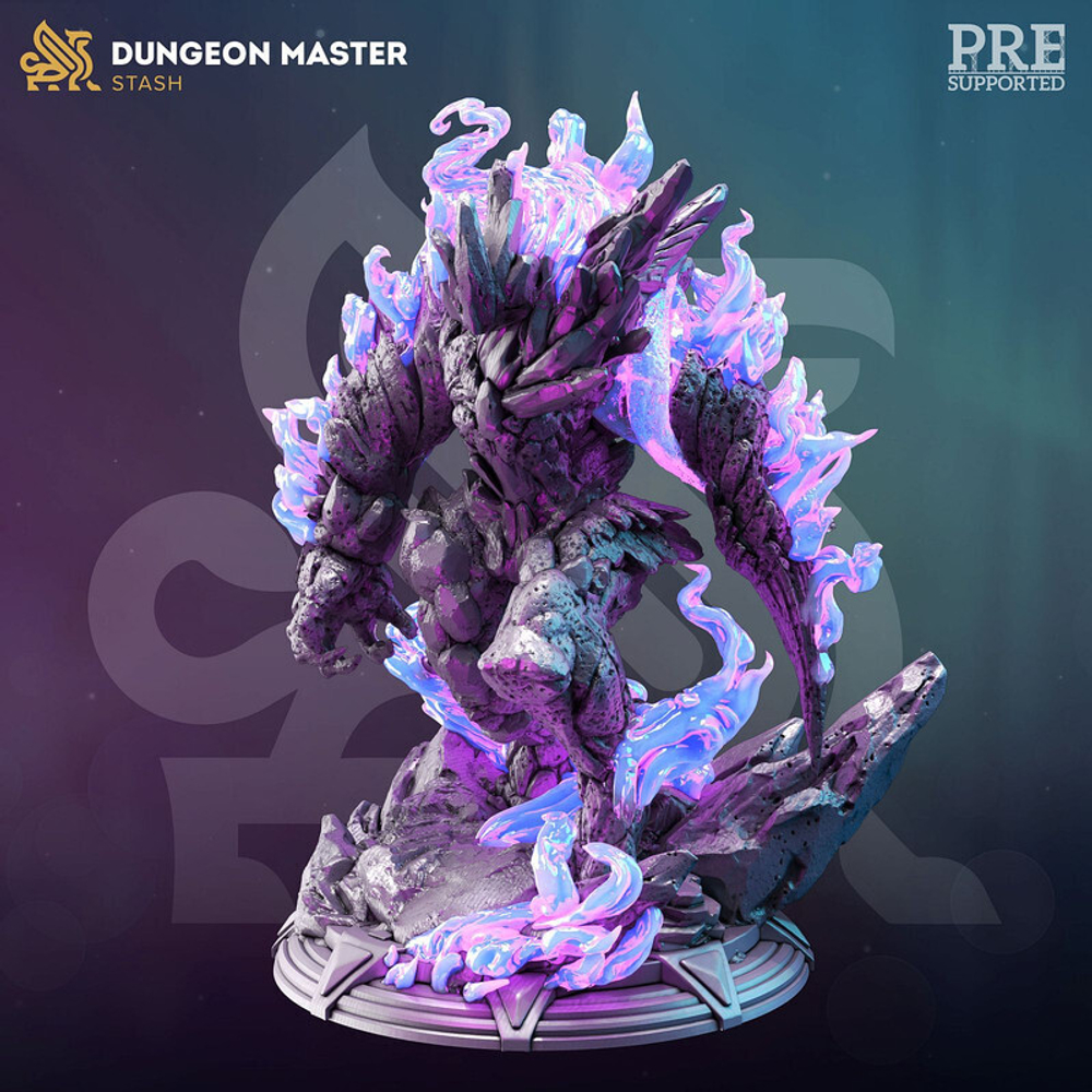 Элементаль монстр миниатюра для dnd, днд, pathfinder, фентези, Настольная игра, НРИ, Варгейм, РПГ