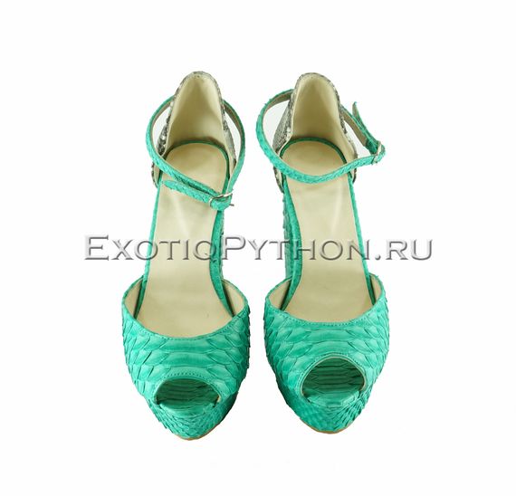 Босоножки из кожи питона SH-116