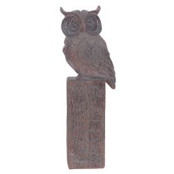 GAEM Фигурка декоративная "Сова", L9 W7,5 H23 см