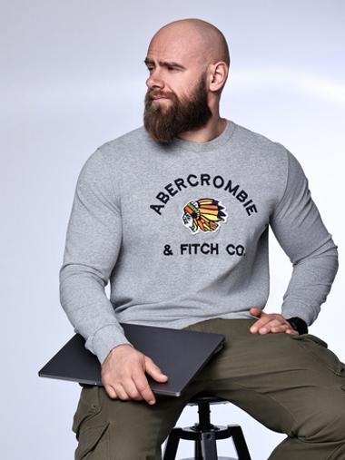 Лонгслив Abercrombie & Fitch ABL25