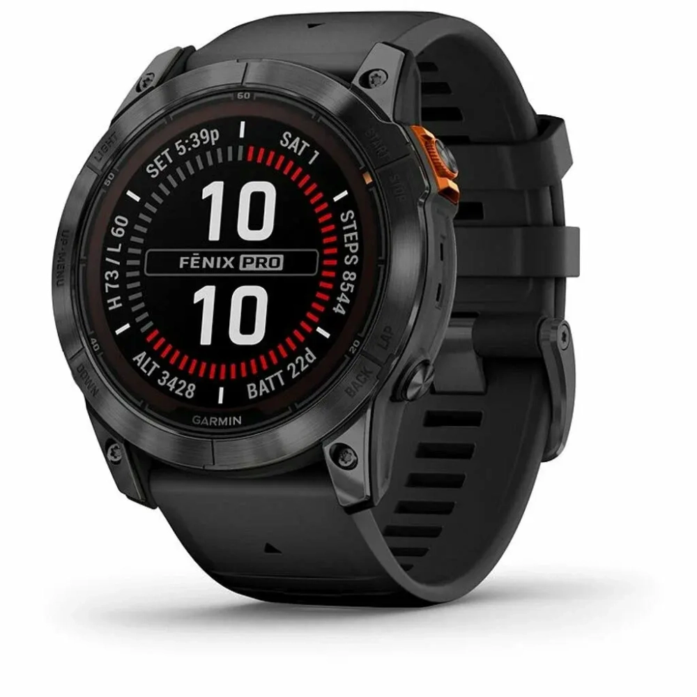 Умные часы Garmin Fenix 7X Pro Solar Edition, серый (Slate Gray)