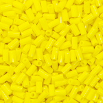 Японский бисер TOHO Bugle (стеклярус) 3mm (№42), непрозрачный глянцевый