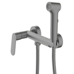 Гигиенический душ Azario Alanti со смесителем, керамический картридж, однорычажный, шланг 150 см, графит (AZ-K2532GR)