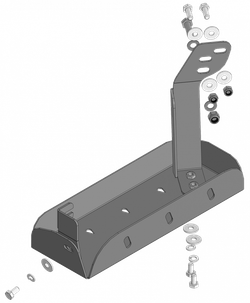 радиатора кондиционера, 3 мм, Сталь. для Kamaz Компас 9 2023-н.в., Motodor.27720