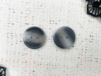 Пуговицы, d 1,8 см, серо-чёрный