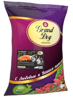 Grand dog корм сухой для взрослых собак всех пород рыба, рис гипоаллергенный