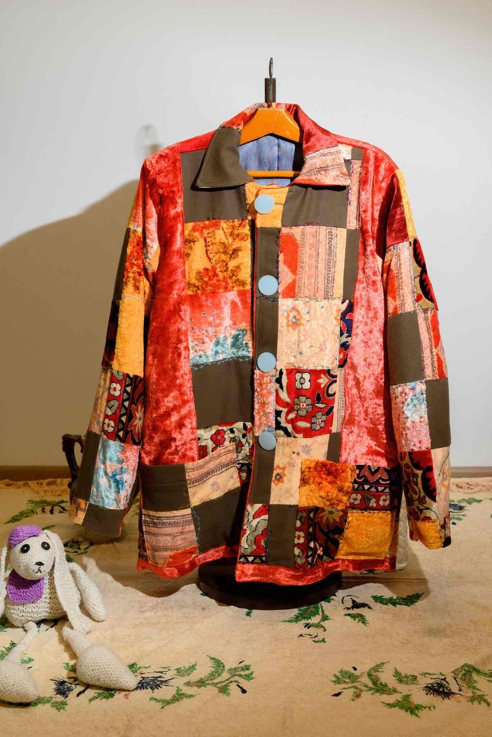 Куртка Soeurs Velvet Pachwork Jacket