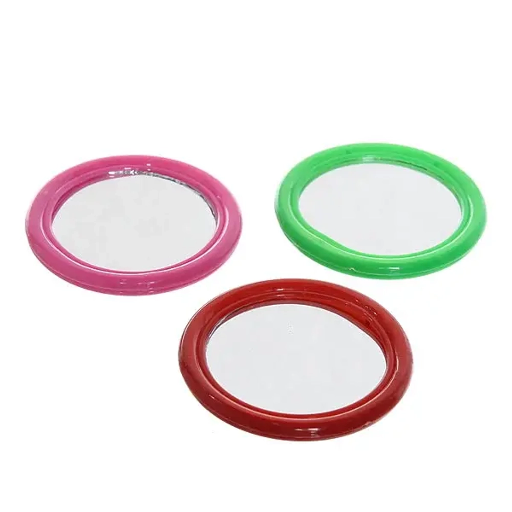 Зеркало косметическое «Эллада», круг, цвет микс, d-6см (Стикер на минивложение 60шт)