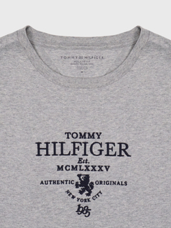 Футболка Tommy Hilfiger Tommy Heritage Logo Grey Heather