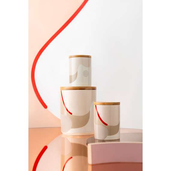 Банка для хранения бежевого цвета Freak Fruit, 1,25л