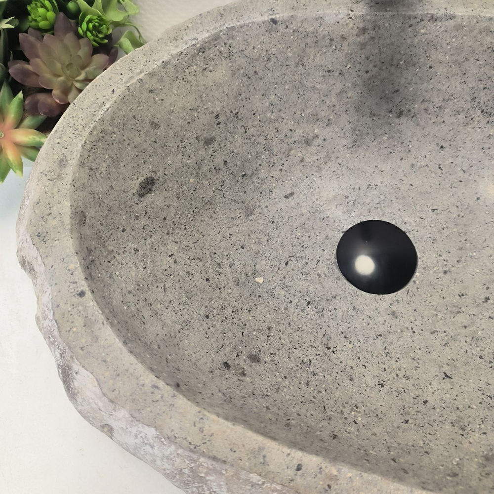 Раковина из речного камня RS-63688 (52*42*15) 0122