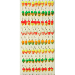 Мормышка фосфорная №05, крючок №10 (100 шт на плойке)