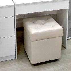 Пуфик-400 (Белый), МФ 1+1