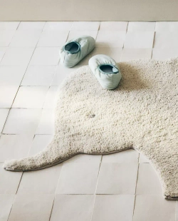 ZARA HOME ДЕТСКИЙ КОВРИК ДЛЯ ВАННОЙ "СЛОНИК", СЕРЫЙ