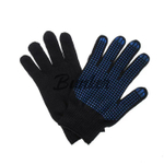 Перчатки х/б 4 нитки точка черные (пара)