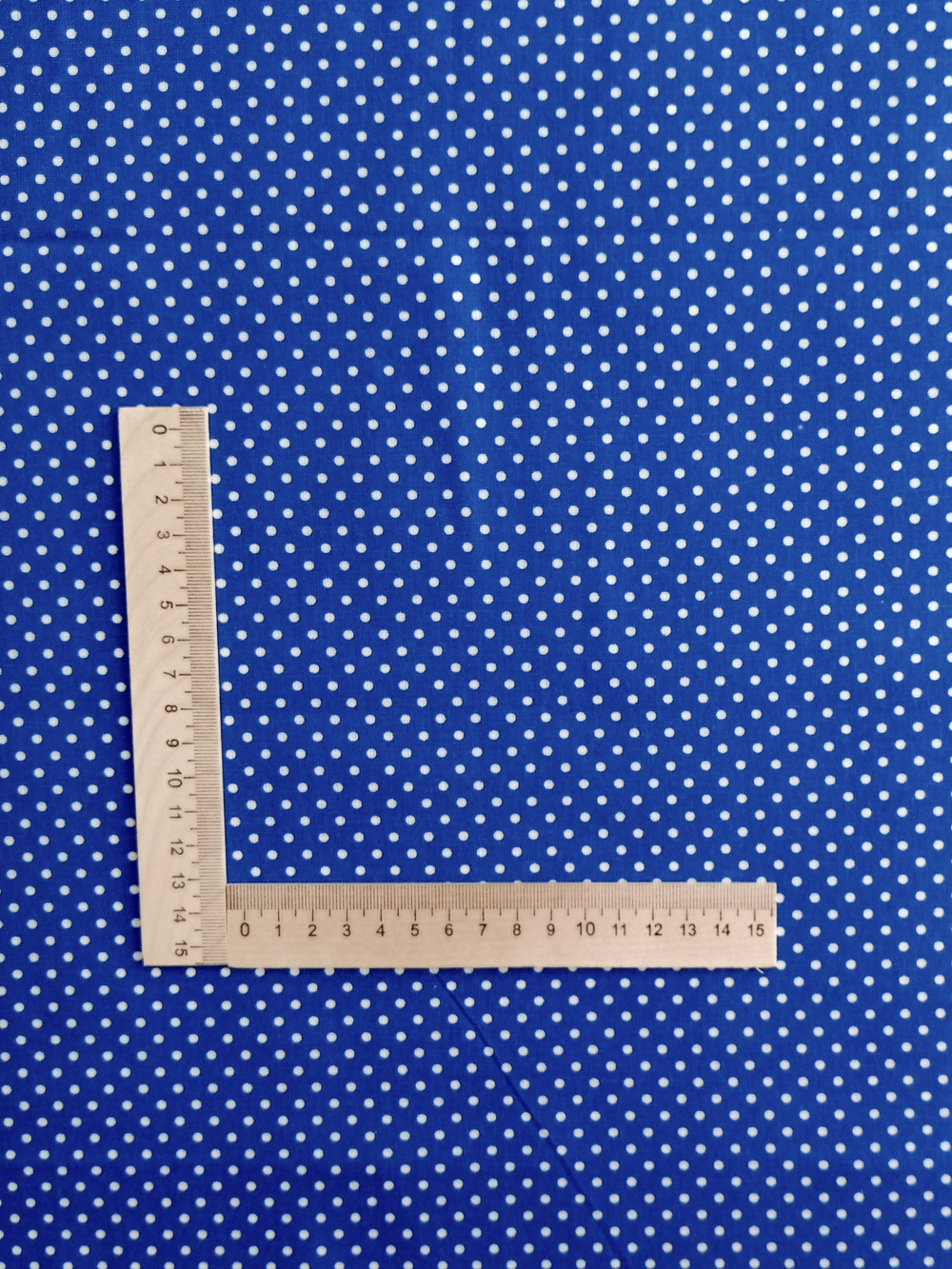 Ткань бязь плательная, рис. "Горох 2 мм", ширина 150 см, арт. 082