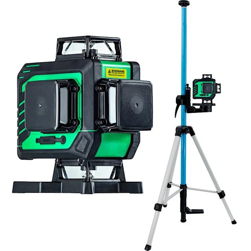 Лазерный уровень INSTRUMAX GREENLINER 4-360+Штатив-штанга LP-300 элевационный   IM0159