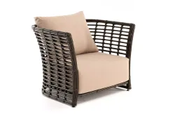 "Валенсия" кресло из искусственного ротанга, цвет бронзовый