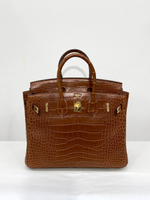 Сумка Hermes из кожи крокодила 25 см