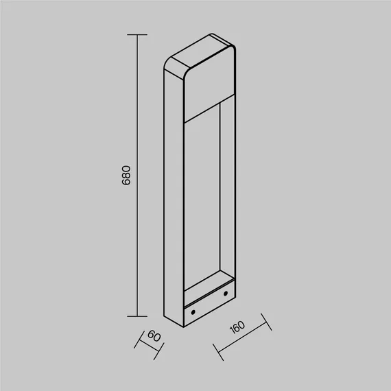 Ландшафтный светильник Портал / Porte 3000К 5Вт IP 54 Outdoor o481fl-l7b3k