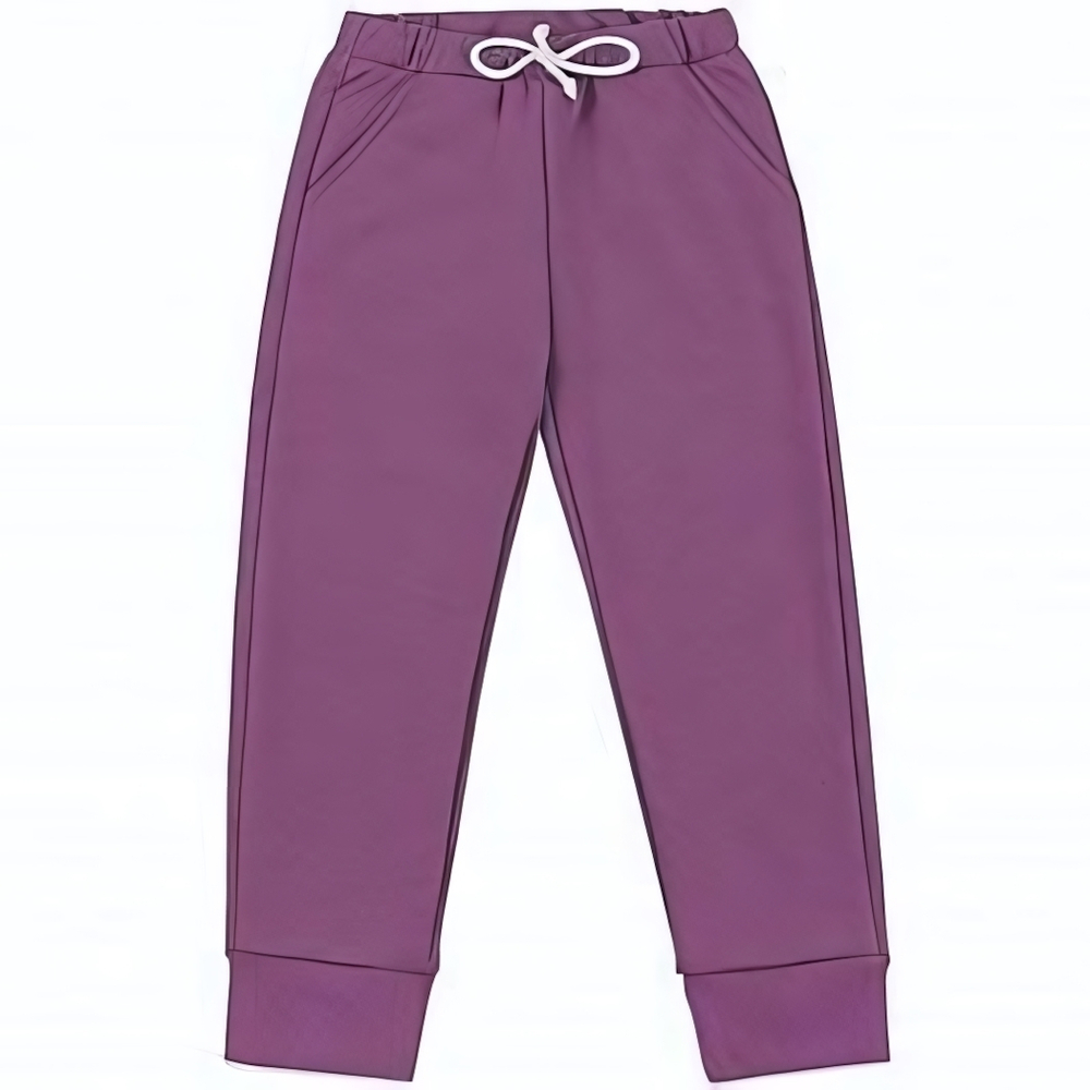 Штаны для девочек футер 3х нитка петля 1510330108 р.104-110 (Юлла)