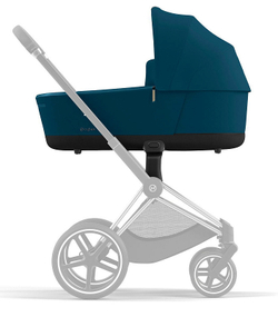 Коляска для новорожденных Cybex Priam IV Chrome Brown Mountain Blue