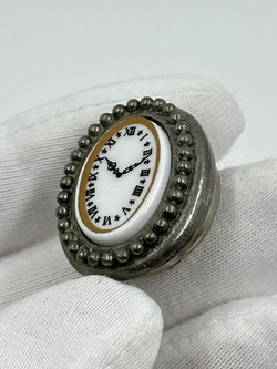 Накладка на пуговицу Часы