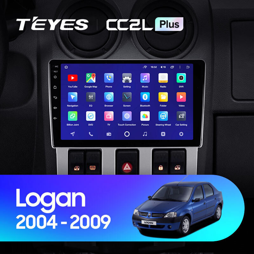 Teyes CC2L Plus 9" для Renault Logan 2004-2009