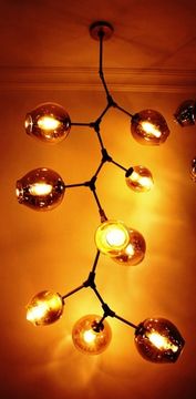 replica Lindsey Adelman 8 Branching Bubble Chandelier ( dark )