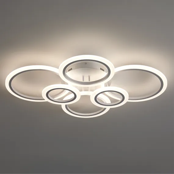Потолочный светильник FR6199CL-L200W1 Маркет / Market 200 Вт LED с пультом ДУ Freya fr6199cl-l200w1