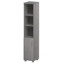 Стеллаж высокий узкий полузакрытый "НТ-540;НТ-600" 400x445x2050 Аргентум