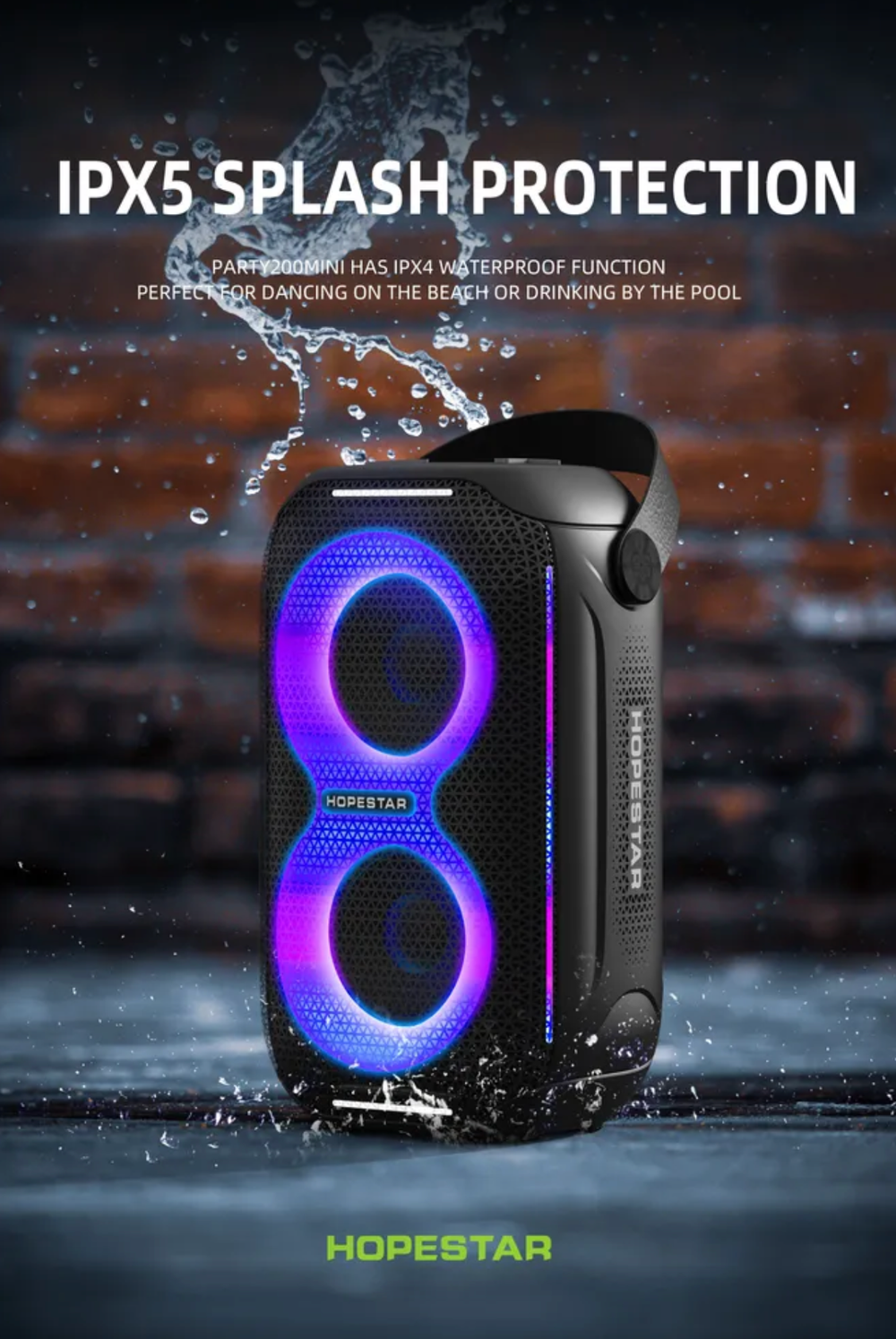 Беспроводная Bluetooth колонка HOPESTAR Party 200 mini / оригинал