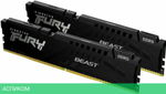 Оперативная память Kingston Fury Beast 32GB 2x16GB PC5-44800 DDR5-5600 CL40 (KF556C40BBK2-32)