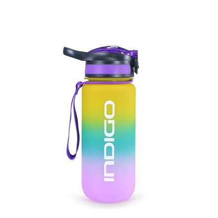 Бутылка для воды INDIGO Taimyr IN374-YBV, 700 мл, тритан, желто-сине-фиолетовый